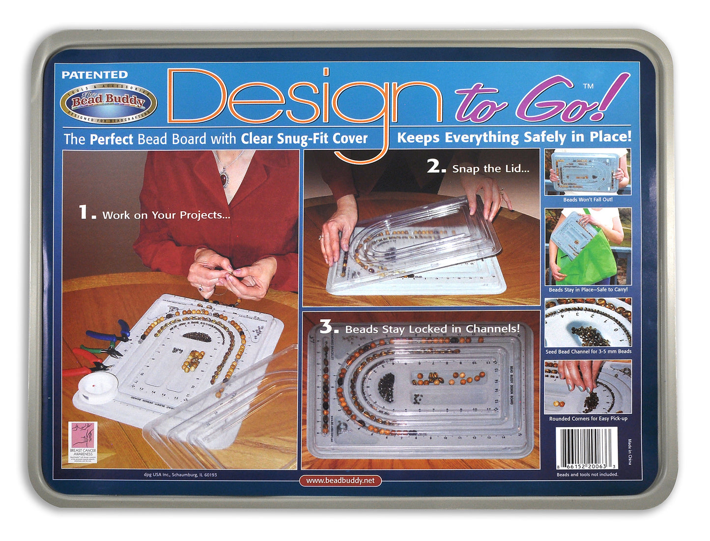 Design To Go, Bead Board (11.5x15.5x1in)
