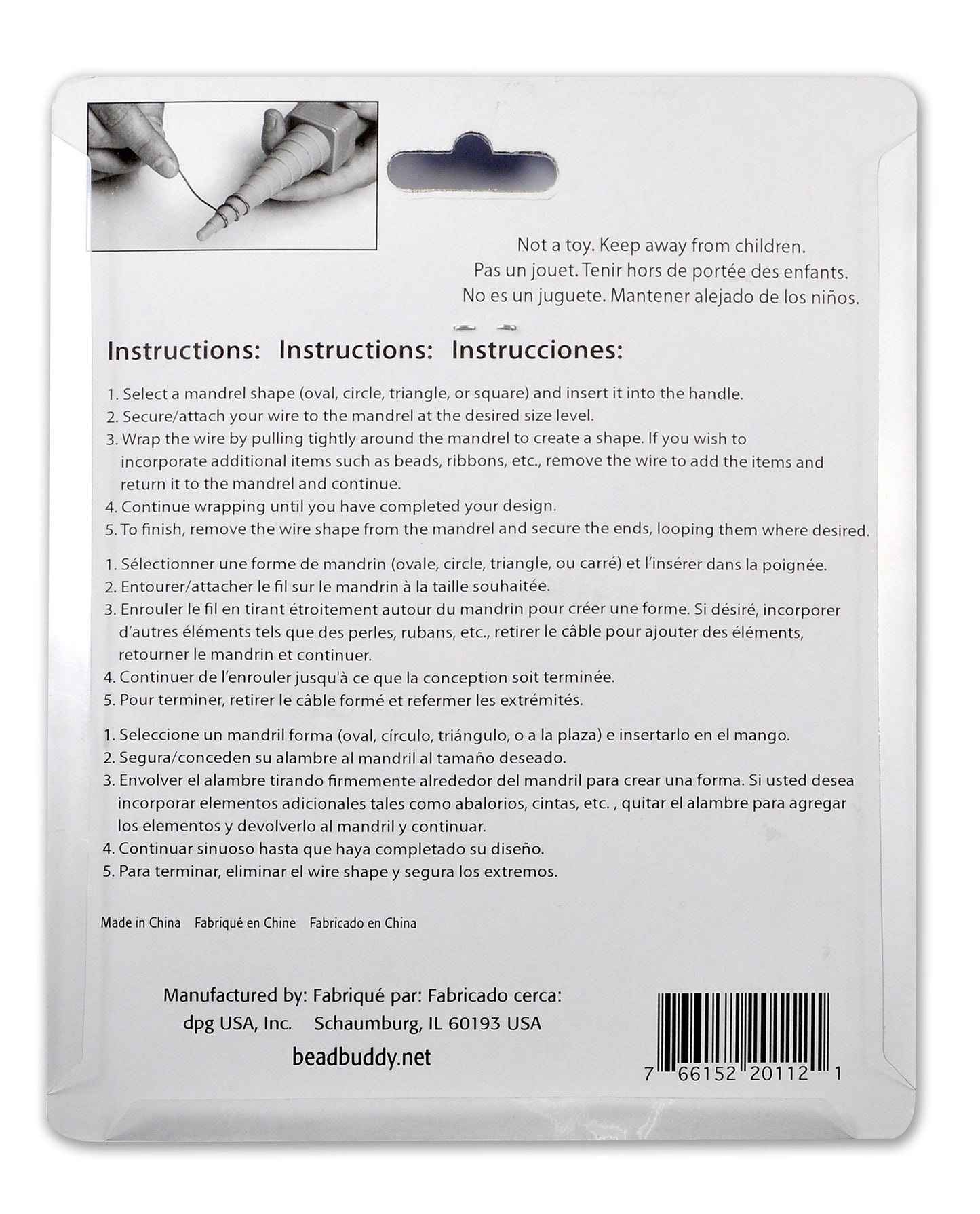 Multi Mandrel 4 Pieces Mandrel Set