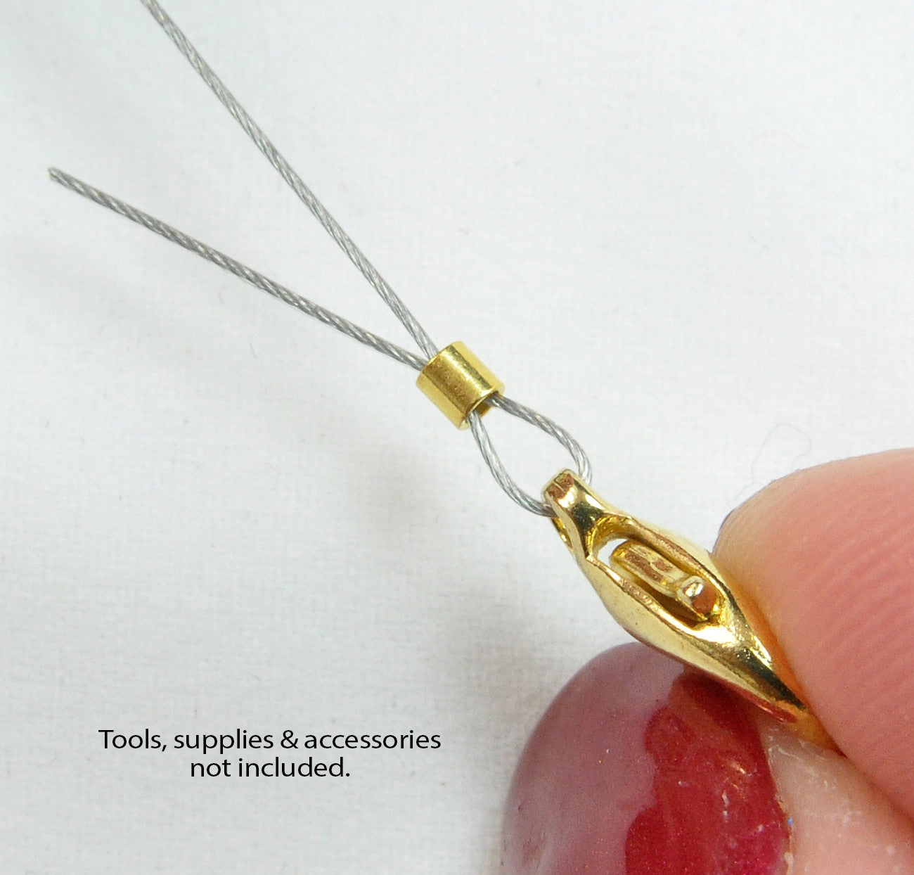 4mm Gold Crimp Covers