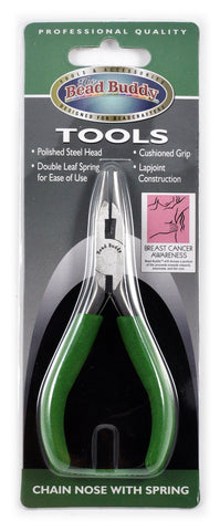 Chain Nose Pliers with Spring