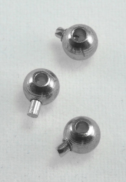 8 Pieces Silver Crimp Loks