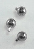 8 Pieces Silver Crimp Loks