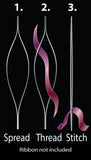 Venus Big Eye Beading Needle, 2 Pieces