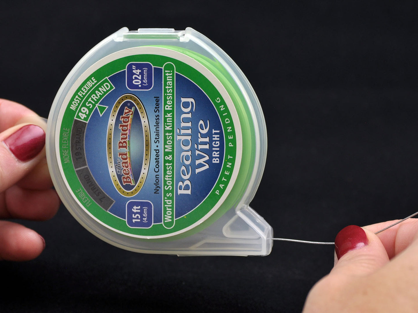 49 Strand Beading Wire, 15ft .024"