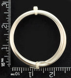 22 Gauge 99.9% pure Silver Plated German Style Wire
