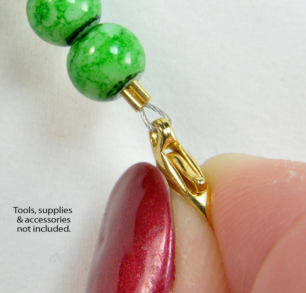 4mm Gold Crimp Covers