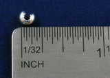 Adorna 4mm Pure Silver Plated Crimp Covers For Jewelry Making
