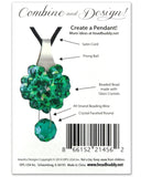 Adorna Pure Silver Plated Prong Bail For Necklace Pendant