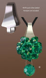 Adorna Pure Silver Plated Prong Bail For Necklace Pendant