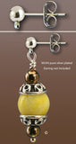 Adorna Pure Silver Plated Ear Post With Nuts Earring Findings, 4 pieces