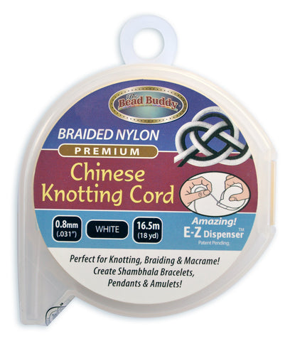 Chinese Knotting Cord .8mm White
