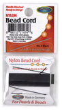 Nylon Bead Cord #4 Black