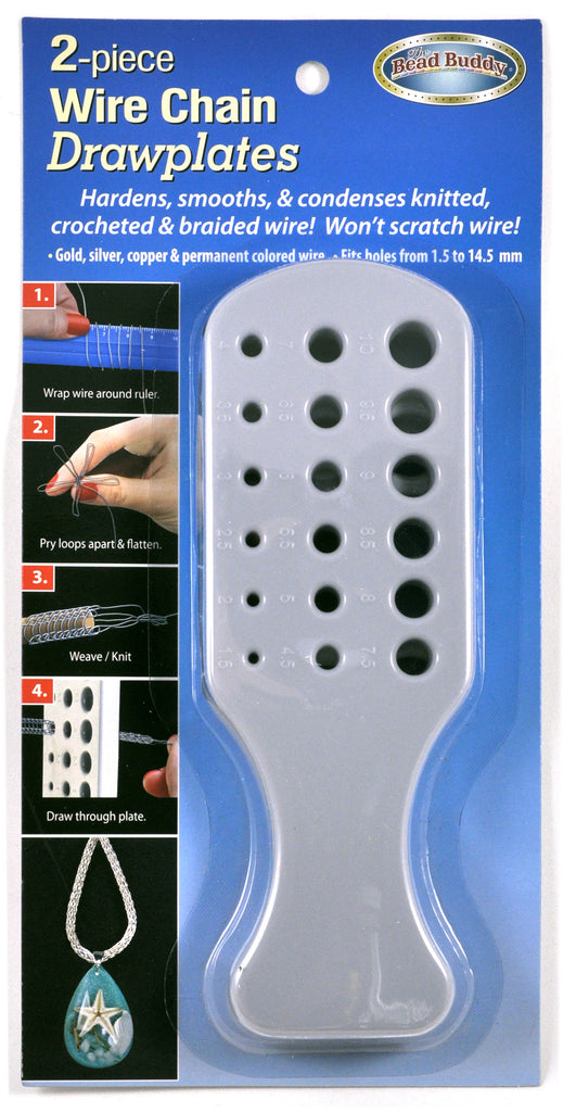 Wire Chain Drawplate 2 pc Bead Buddy